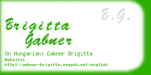 brigitta gabner business card